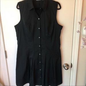 New York & Company Black Midi Dress
